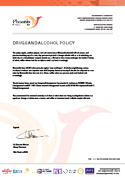 DRUGS AND ALCOHOL POLICY